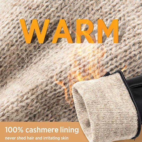 🆕 Faux Leather Gloves - Picture 2 of 2